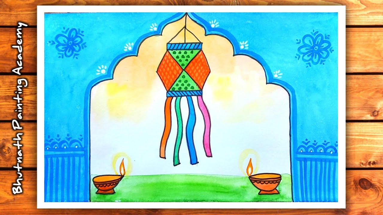 akash kandil drawing