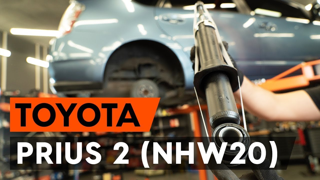Cómo reemplazar el amortiguador trasero en un TOYOTA PRIUS 2 (NHW20) [VÍDEO TUTORIAL DE AUTODOC]