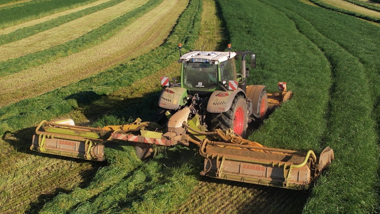 FAUCHAGE D'HERBE 2025 | FENDT 724 ONE - CLAAS DISCO 9200 CAS