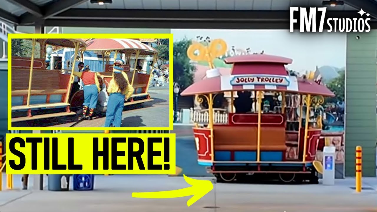 The FORGOTTEN REMAINS of Disneyland’s Toontown Jolly Trolley (WHAT’S LEFT?)
