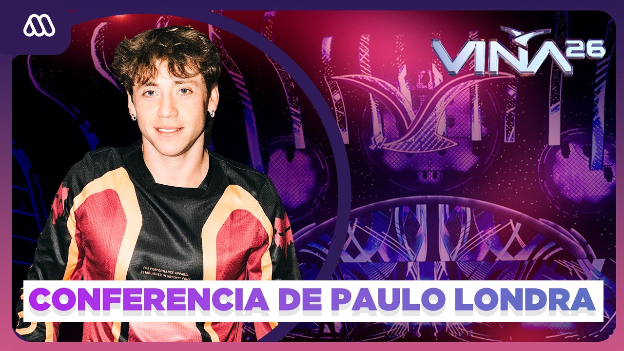 Paulo Londra da conferencia previo a la sexta noche del Festival de Viña del Mar 2026