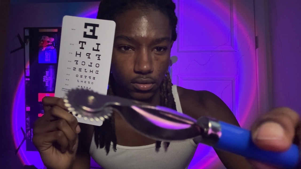asmr fast & chaotic cranial nerve exam