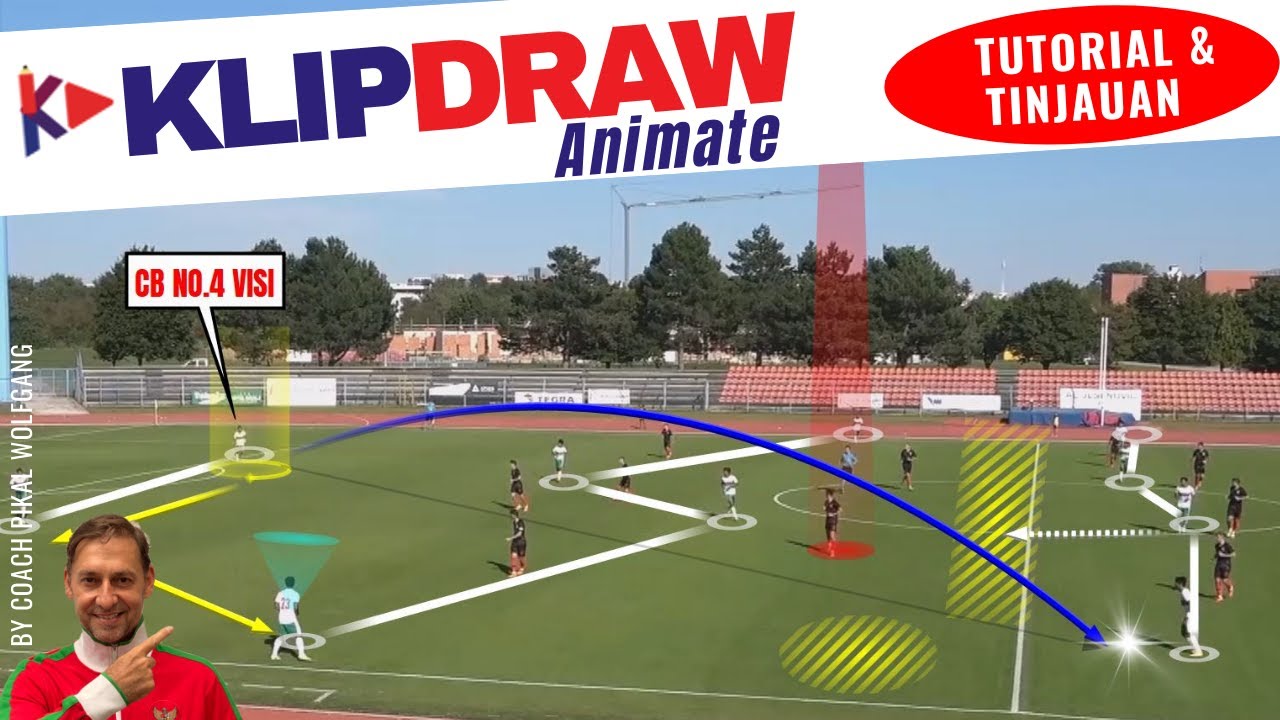 #61- Care pake KlipDraw Animate untuk Analisis Sepakbola !!