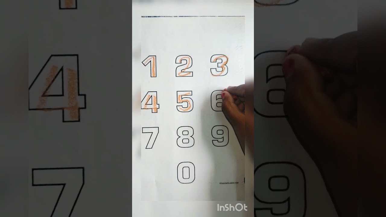 learningNumbers 1–10 writing practice 🔢