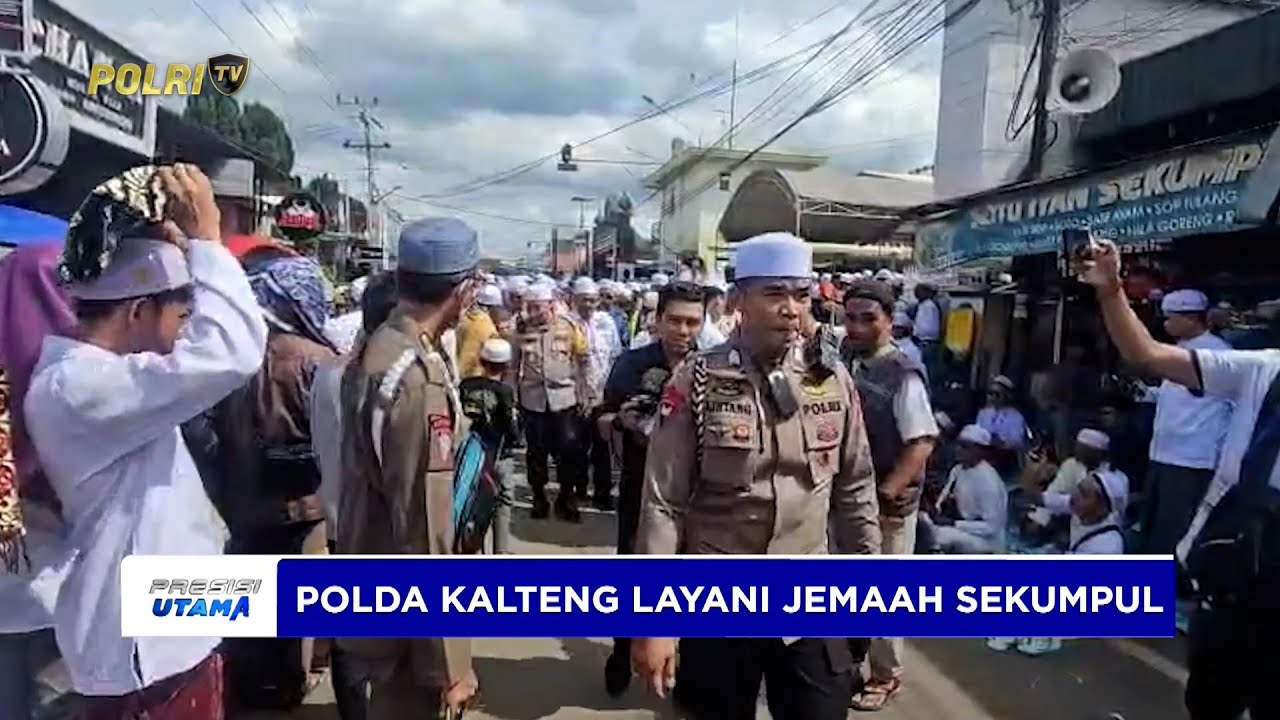 POLDA KALTENG FASILITASI REST AREA & KESEHATAN GRATIS UNTUK JEMAAH HAUL SEKUMPUL