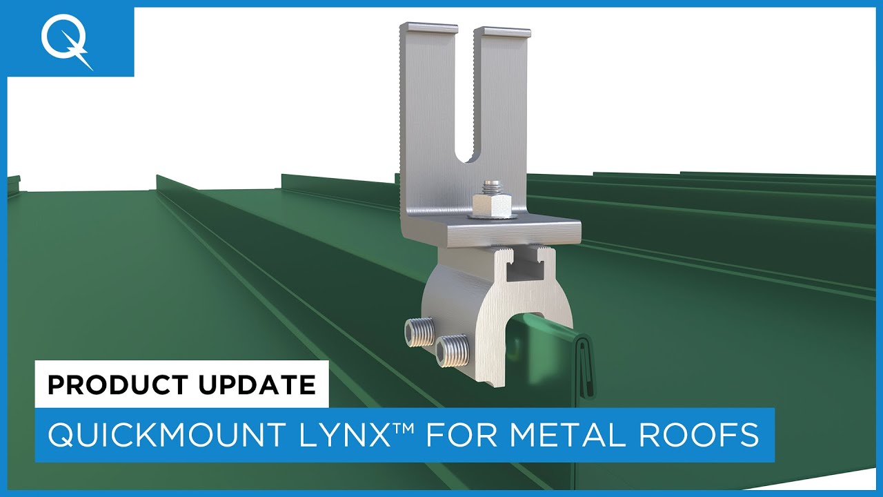 Quick Mount Lynx&reg; // Крепление солнечных панелей на металлическую кровлю