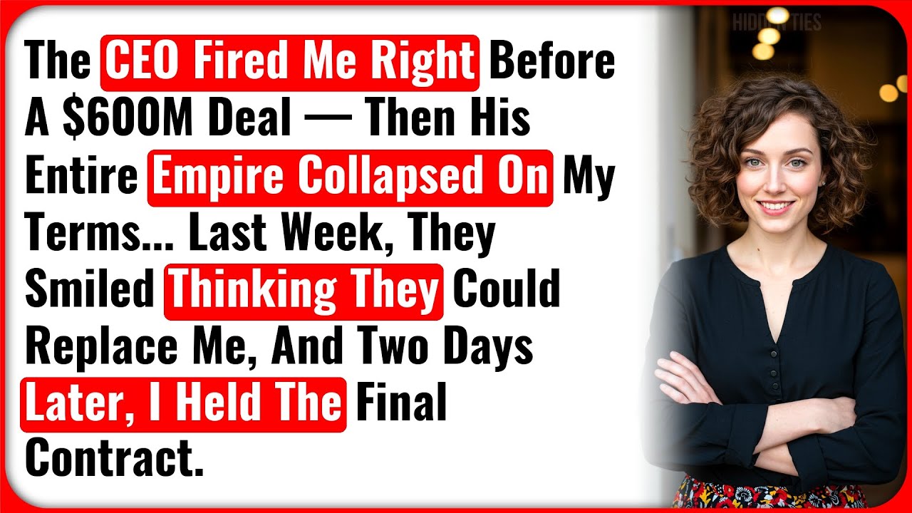 The CEO Fired Me Right Before A $600M Deal — Then His Entire Empire Collapsed On My Terms… Last...