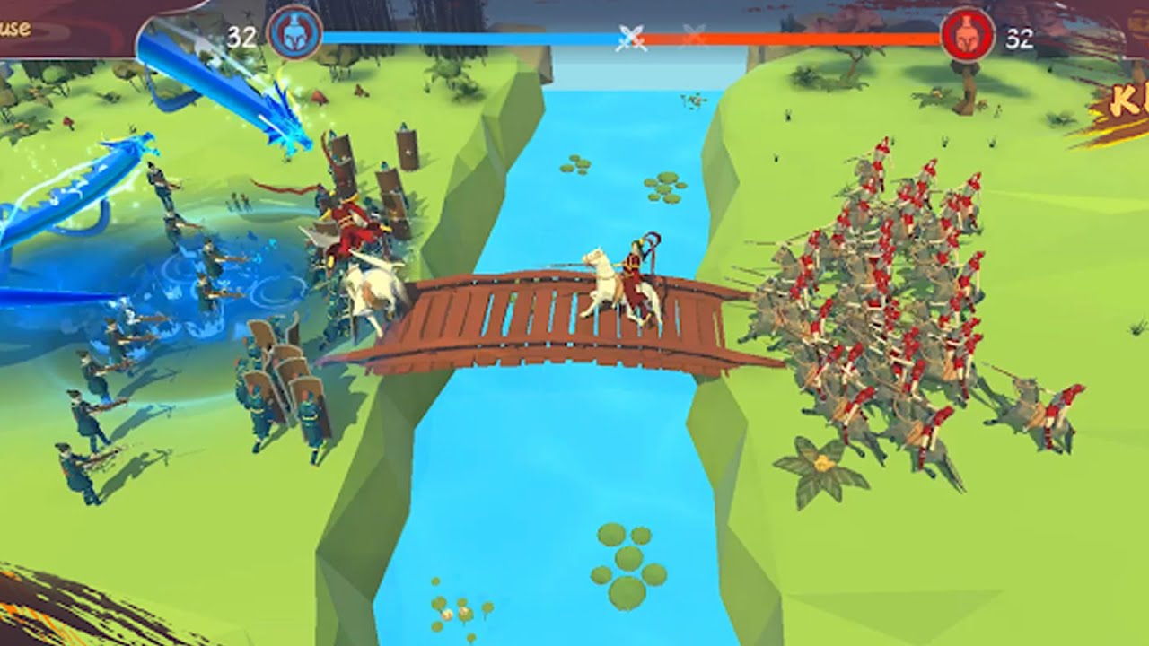 УГАРНЫЙ БАТЛ СИМУЛЯТОР ПОЧТИ КАК НА ПК ►Kingdoms Battle Simulator