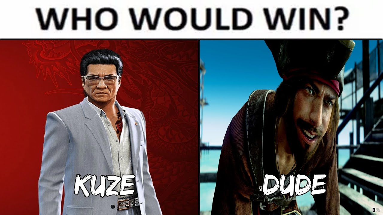 Dude really thinks he's Kuze from Yakuza 0