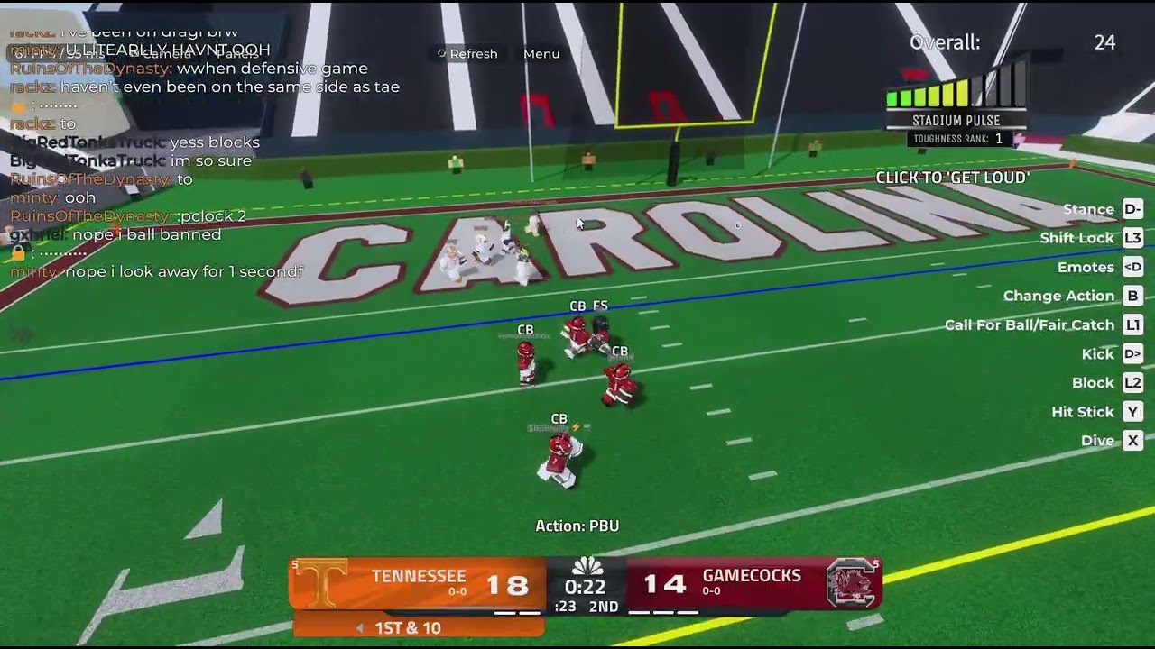 Kmvi vs Rice (College Football Roblox 🏈)