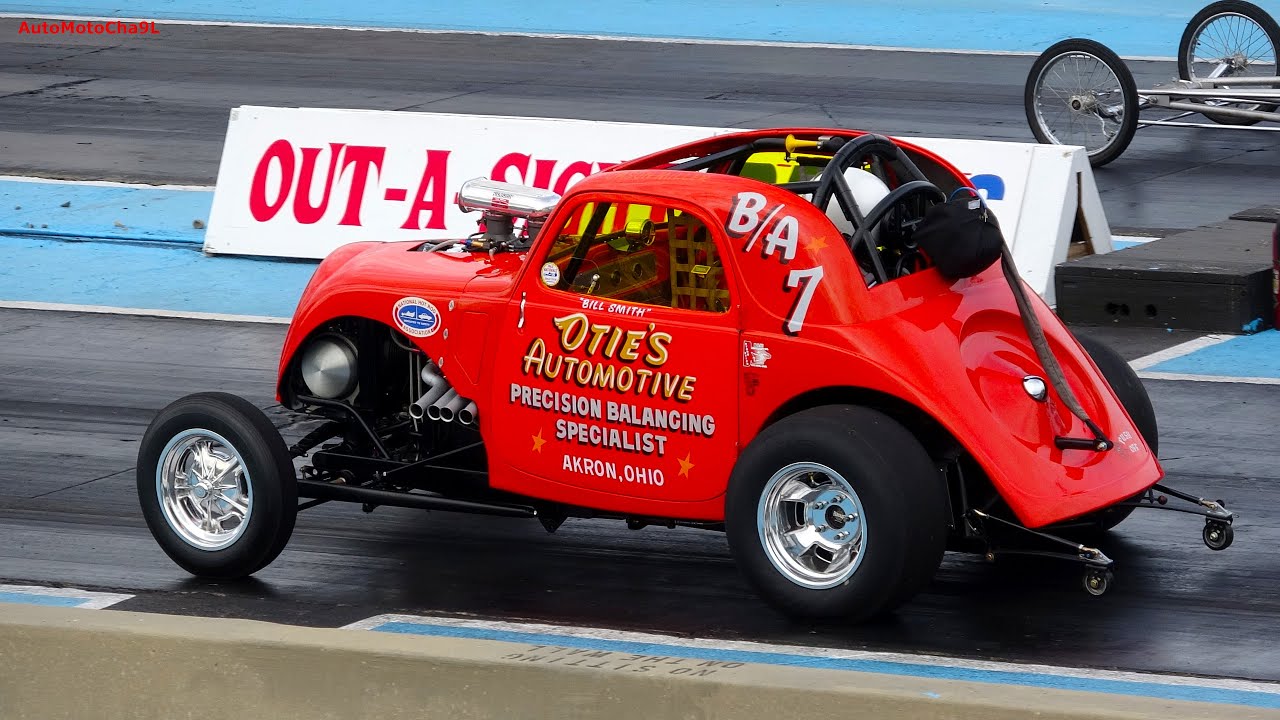 Hot Rods Gassers Vintage & Classic Cars Through 1960's at Great Lakes Dragaway