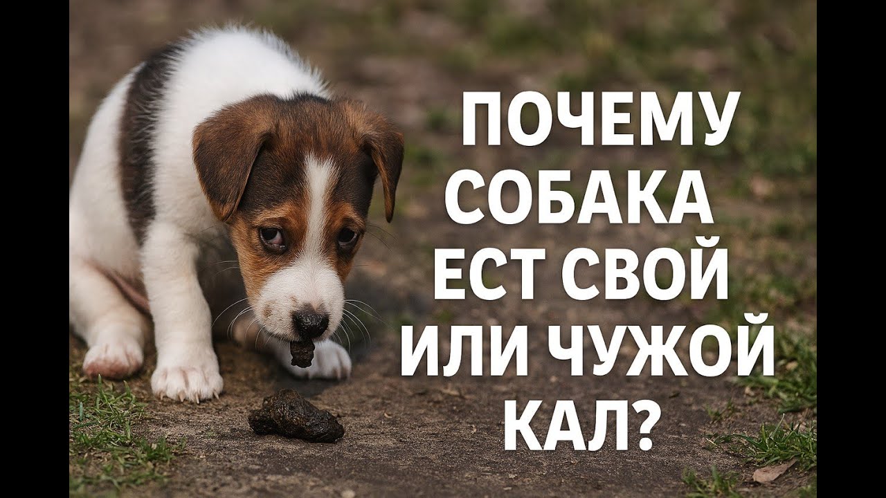 Почему собака или щенок ест свой кал и кал других собак, насколько это опасно и как с этим бороться.