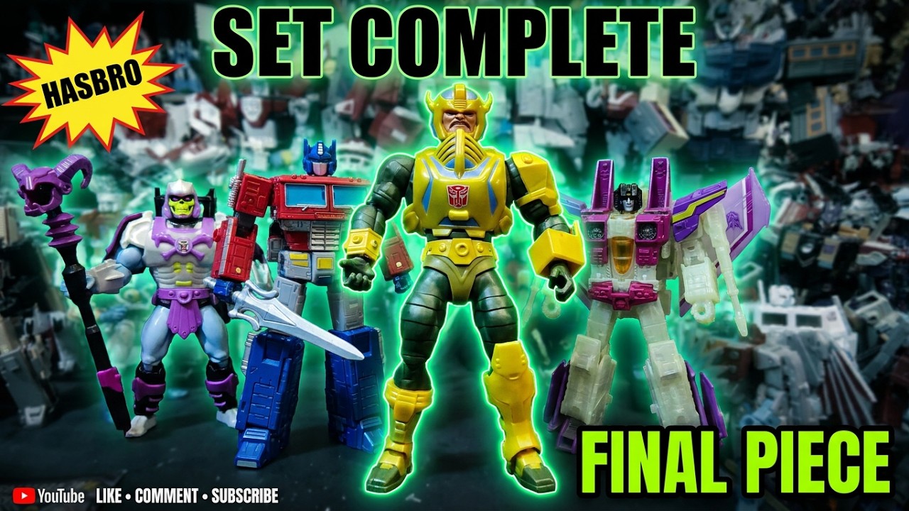 💥Transformers crossover HE-MAN Man-at-arms Bumblebee Armor! #transformers #Hasbro 