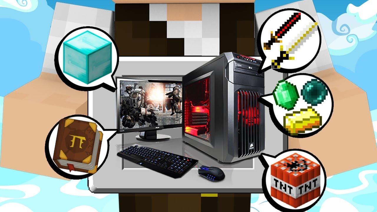 Minecraft Épico #67: O SUPER PC QUE ARMAZENA TODOS OS ITENS DO ÉPICO!!!