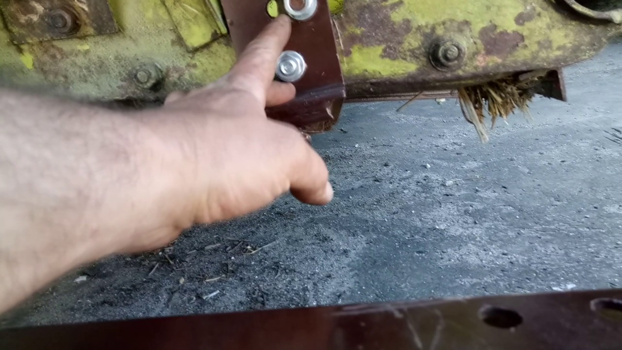 Приспособление для уборки сои FLEX ettaro. Установка. ч1