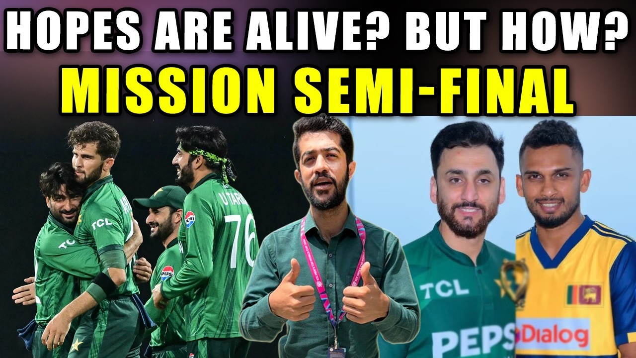 Pakistan Hopes Still Alive! 🇵🇰 Can They Qualify for Semi-Final? | Net Run Rate Equation Explained 🔥