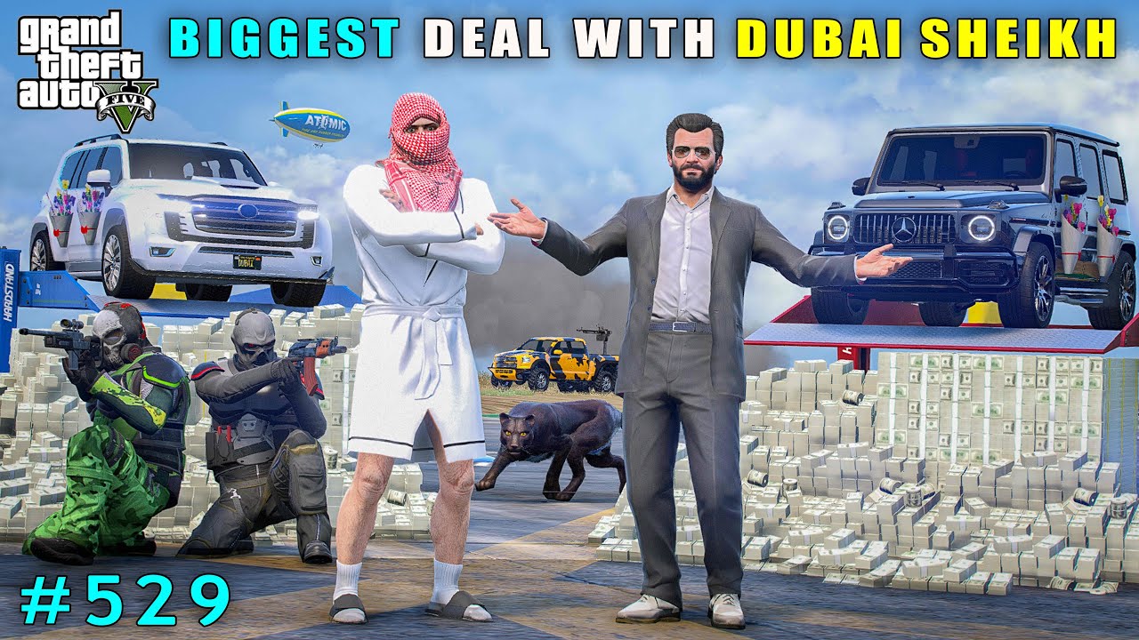 Dubai Sheikh's Biggest Deal With Michael | Gta V Gameplay