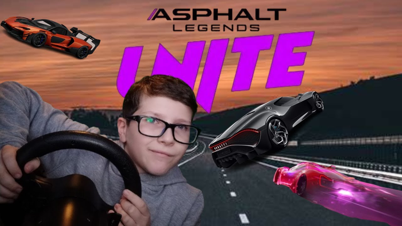 Je teste asphalt legende unite avec un volant!