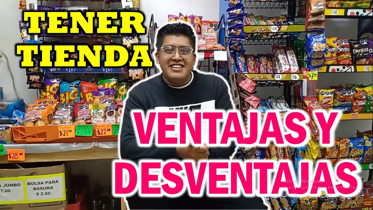 Ventajas y desventajas de tener una tienda