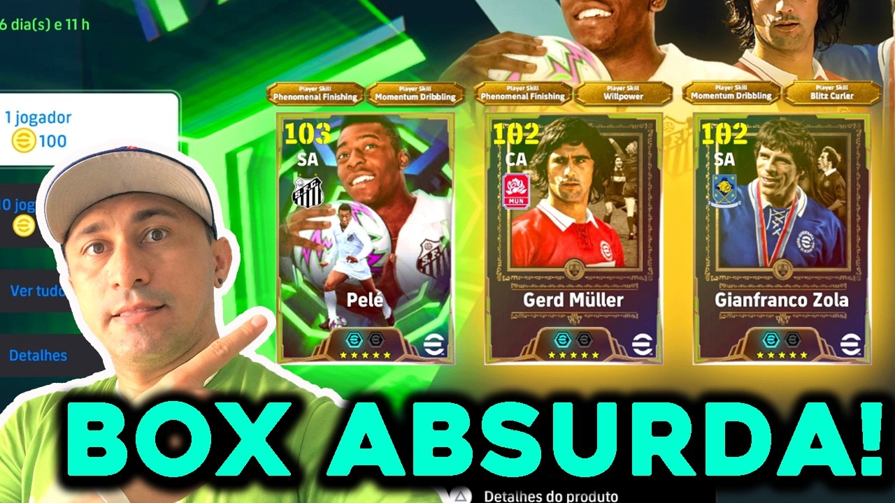 MELHOR BOX DE TODAS?! PELE - ZOLA E GERD MULLER | eFootball2026