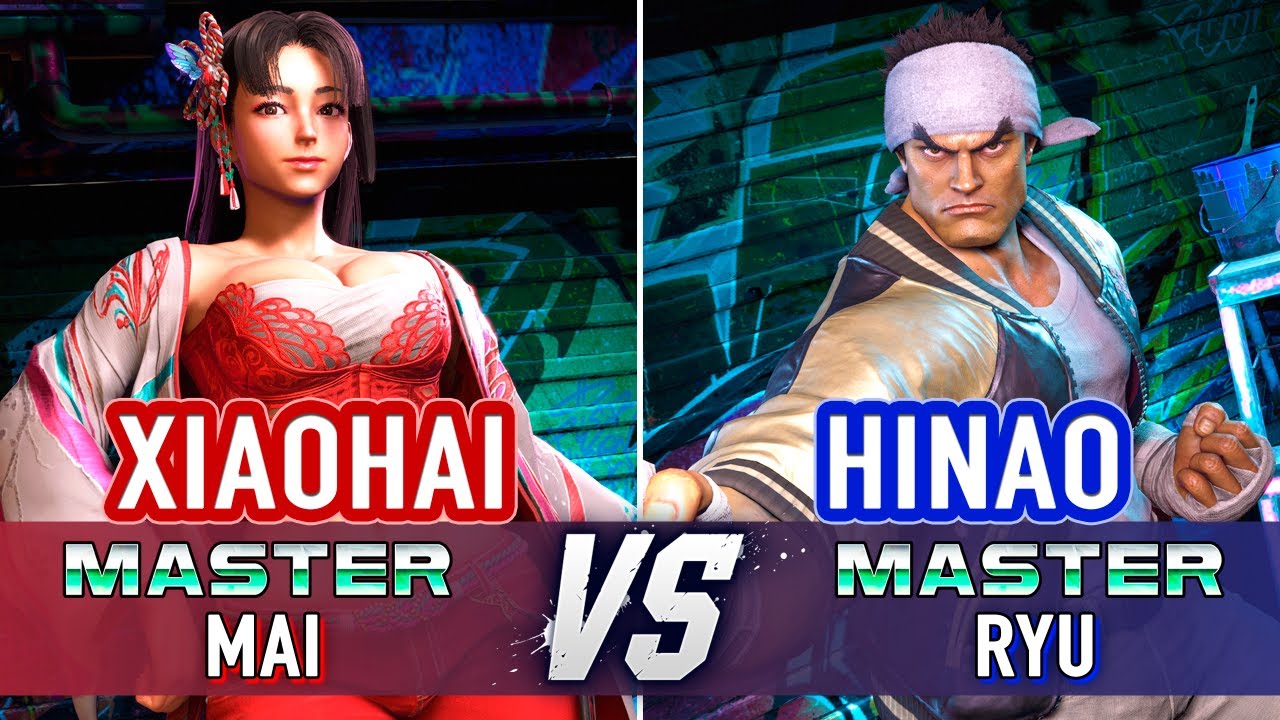 SF6 🤜 Xiaohai (Mai) vs Hinao (Ryu) 🤛 Street Fighter 6 High Level Gameplay
