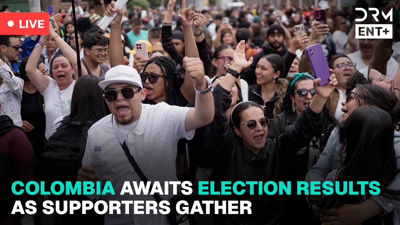🚨 LIVE: Colombia Awaits Election Results as Supporters Gather Live | AC1Y