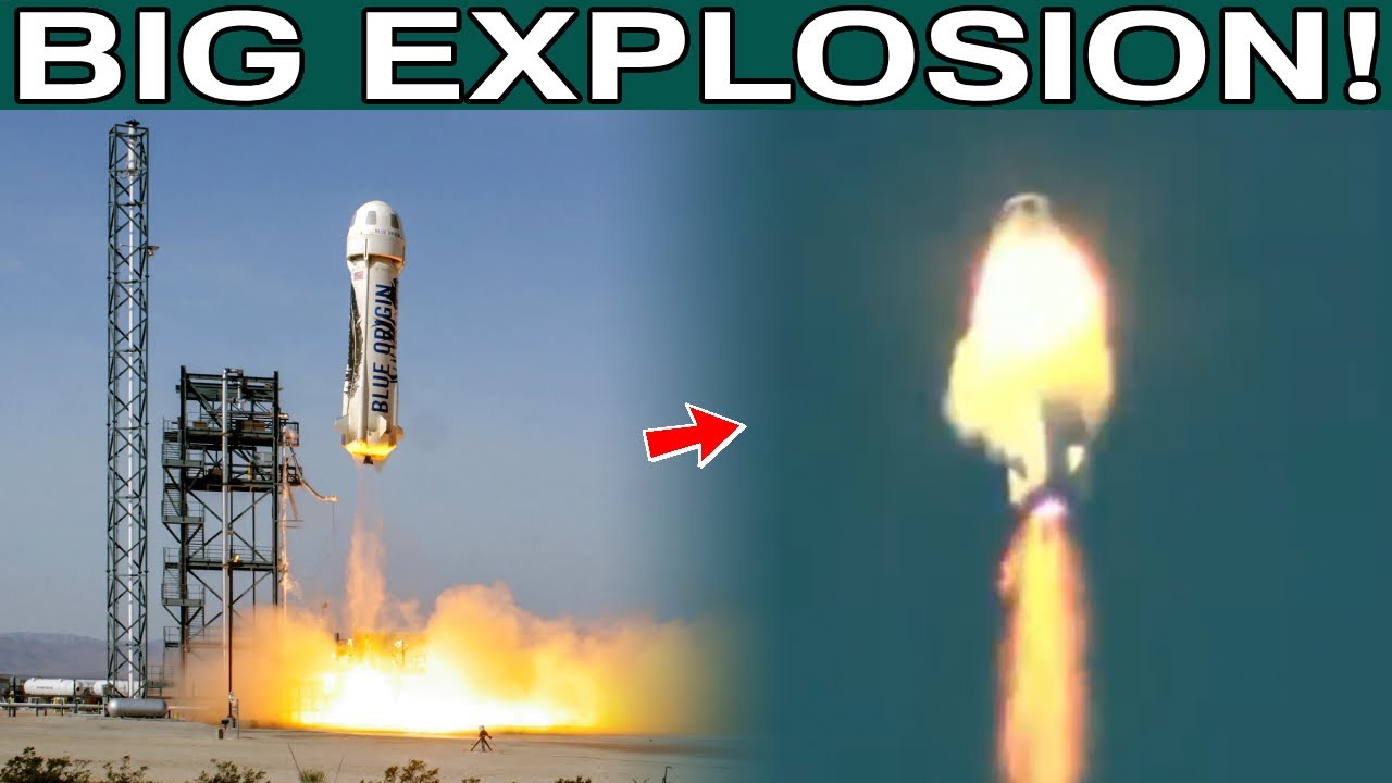 Blue Origin's Recent Test Turned Into Disaster... Big Explosion!