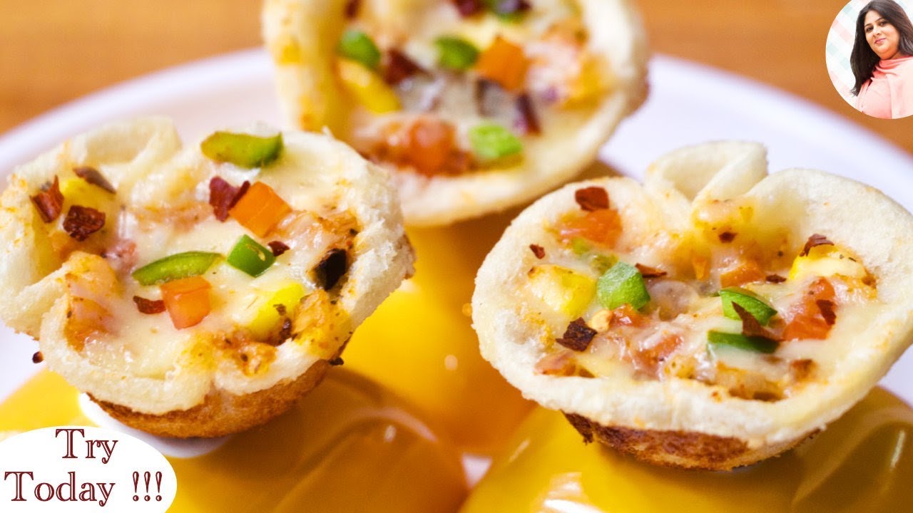 Pizza Bites in Appe Pan, No Oven Cheesy pizza cups, kids snacks recipe, Pizza Cups in appe pan