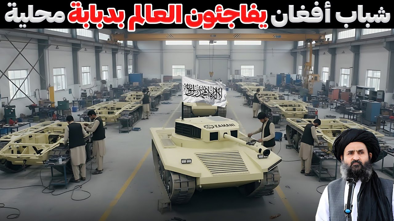 شباب أفغان يصنعون دبابة بإمكانات بسيطة… رسالة إبداع تهزّ الجميع