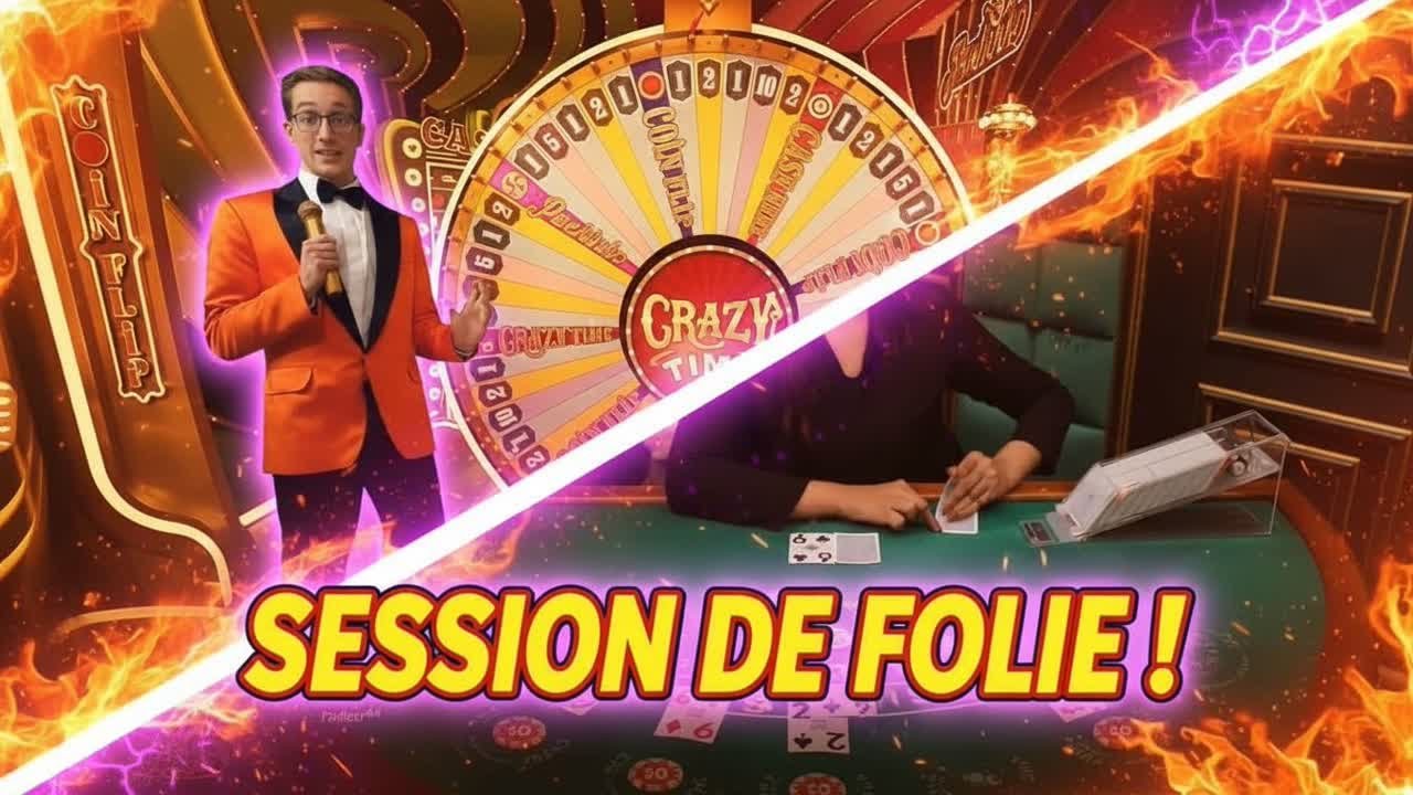 ON NE SAIT MEME PLUS QUOI DIRE SUR CETTE SESSION (BLACKJACK / CRAZY TIME)
