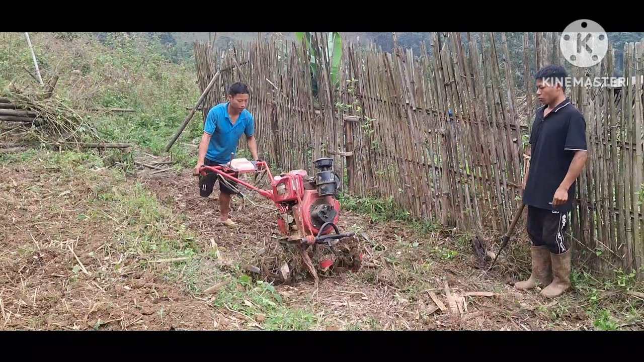 Anh Sính xuống hộ Cháu Chương cày ruộng để trồng ngô |Em Trai Sính 1 Chân
