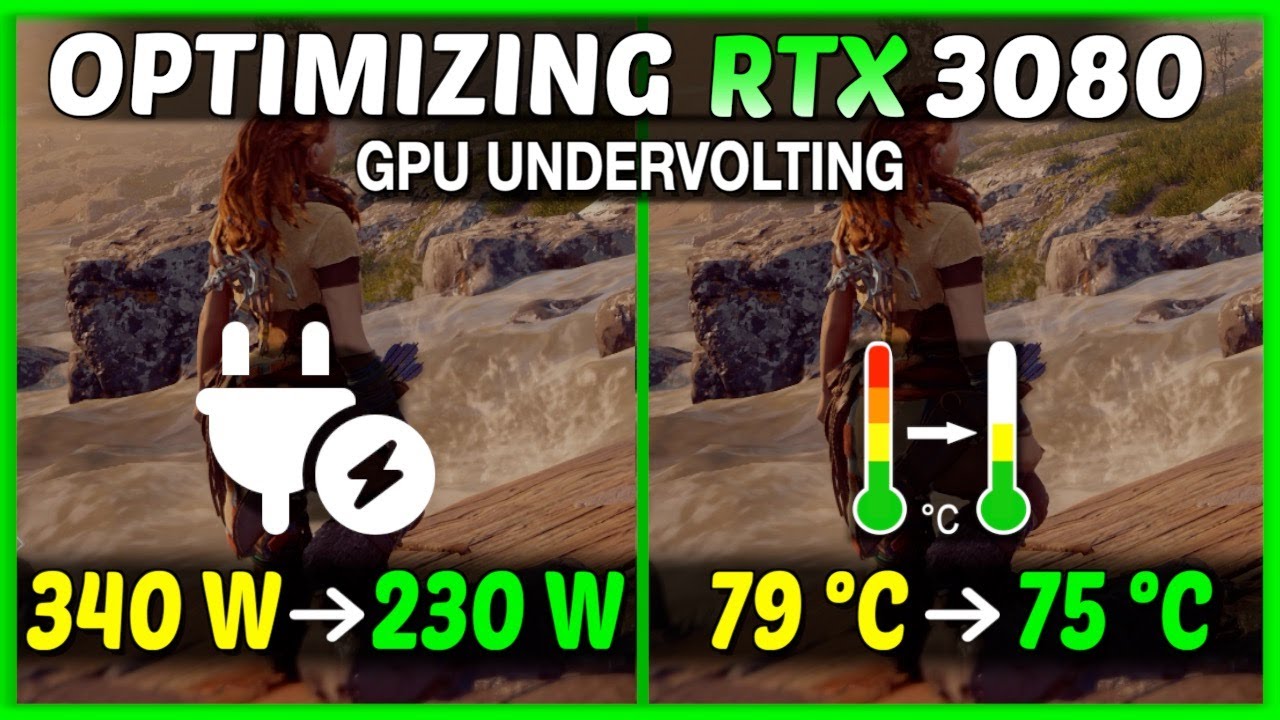 Оптимизация RTX 3080 — низкое энергопотребление и температура | Понижение напряжения графического...