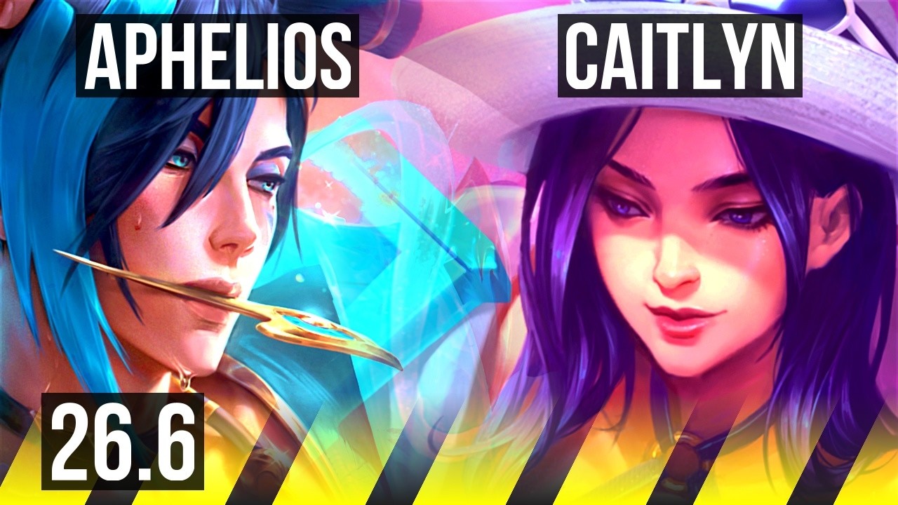 APHELIOS & Karma vs CAITLYN & Elise (ADC) | 81K damage | EUW Challenger | 26.6