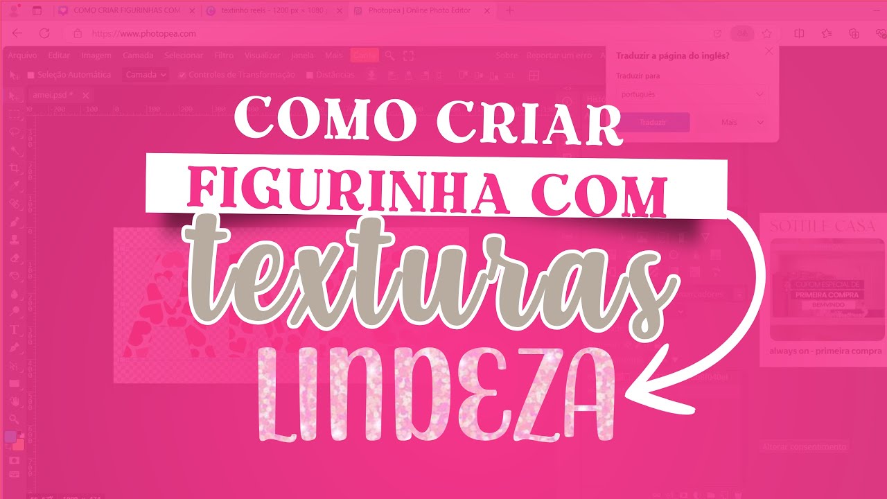 COMO CRIAR FIGURINHAS PARA STORY COM TEXTURA