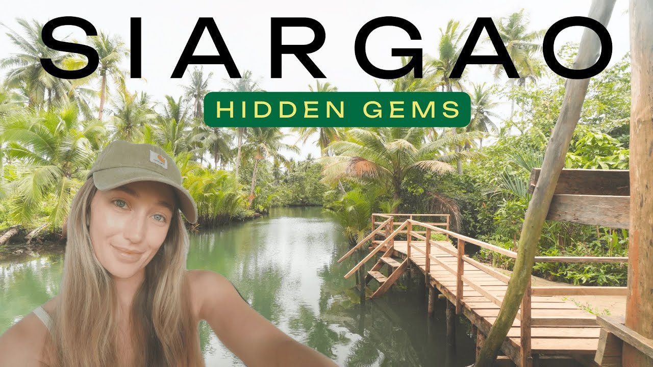 🇵🇭 4 SIARGAO Spots in 1 Day: Cold Spring, Tidal Pools, Mangrove River & More!