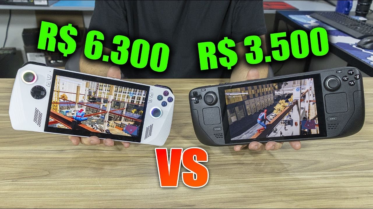 STEAM DECK VS ROG ALLY, COMPARATIVO COMPLETO