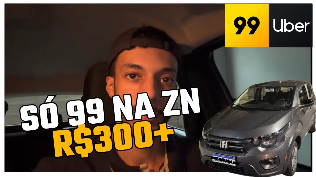 R$300 em 5h SÓ NA 99 (segunda-feira na zona norte!)