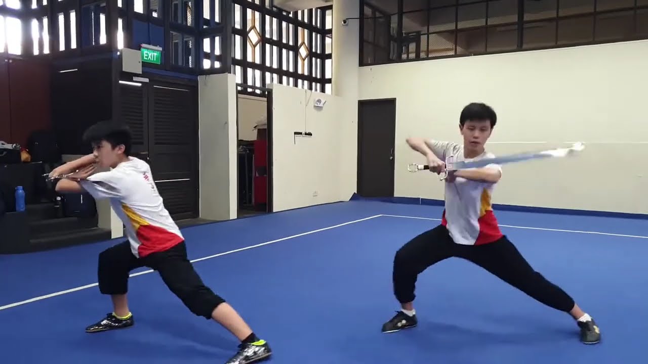 HCI Wushu Team National Day Wushu Performance 2021