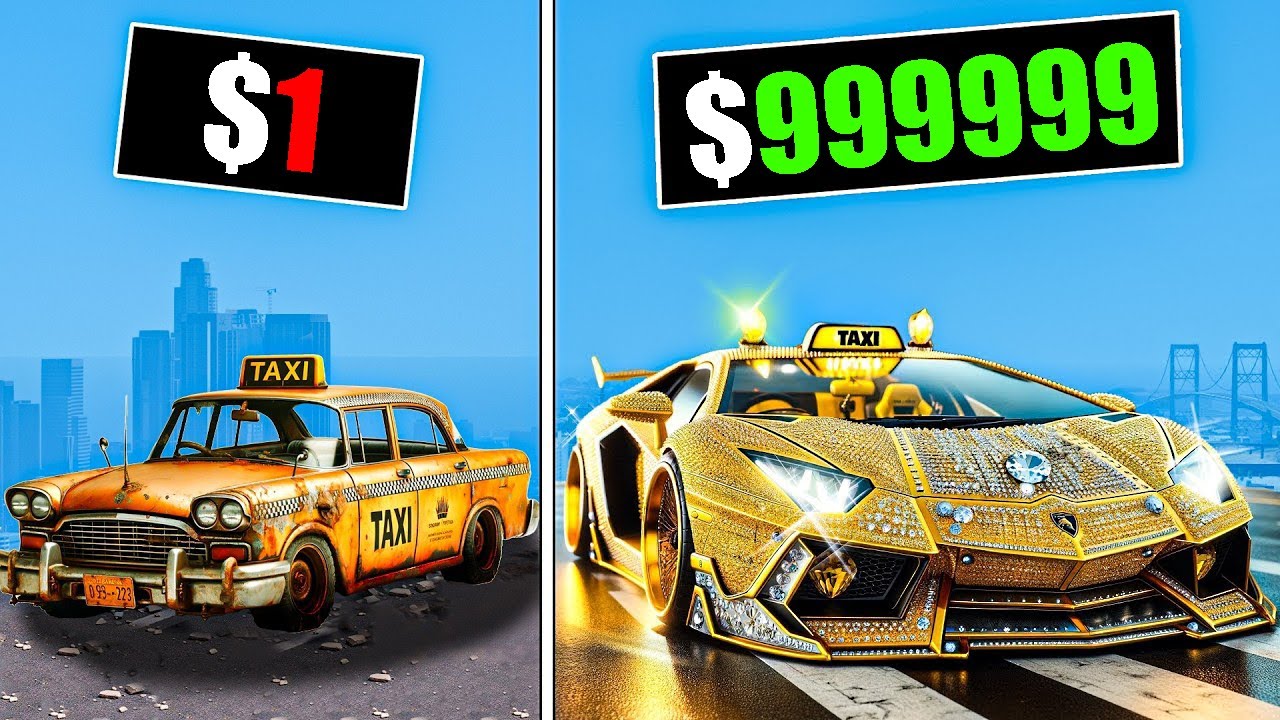 $1 na $1 000 000 TAXÍK v GTA 5!