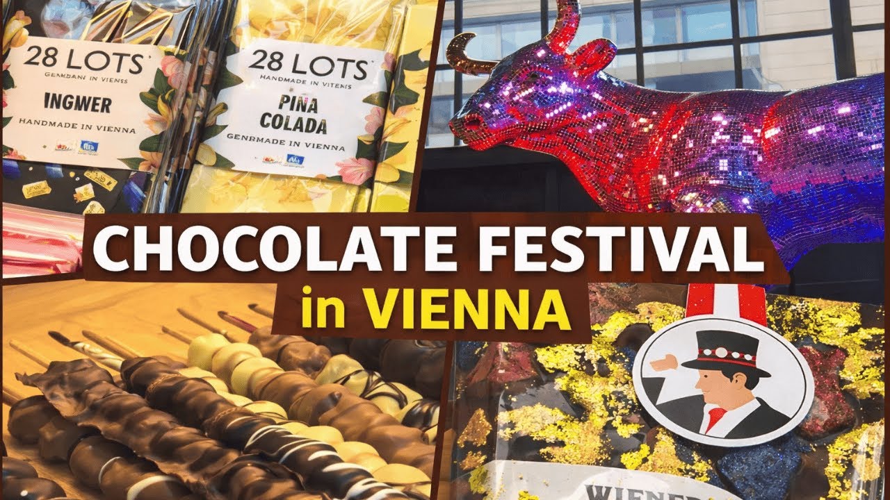 Любители шоколада в Вене 🍫 | Прогулка по Шоколадному фестивалю