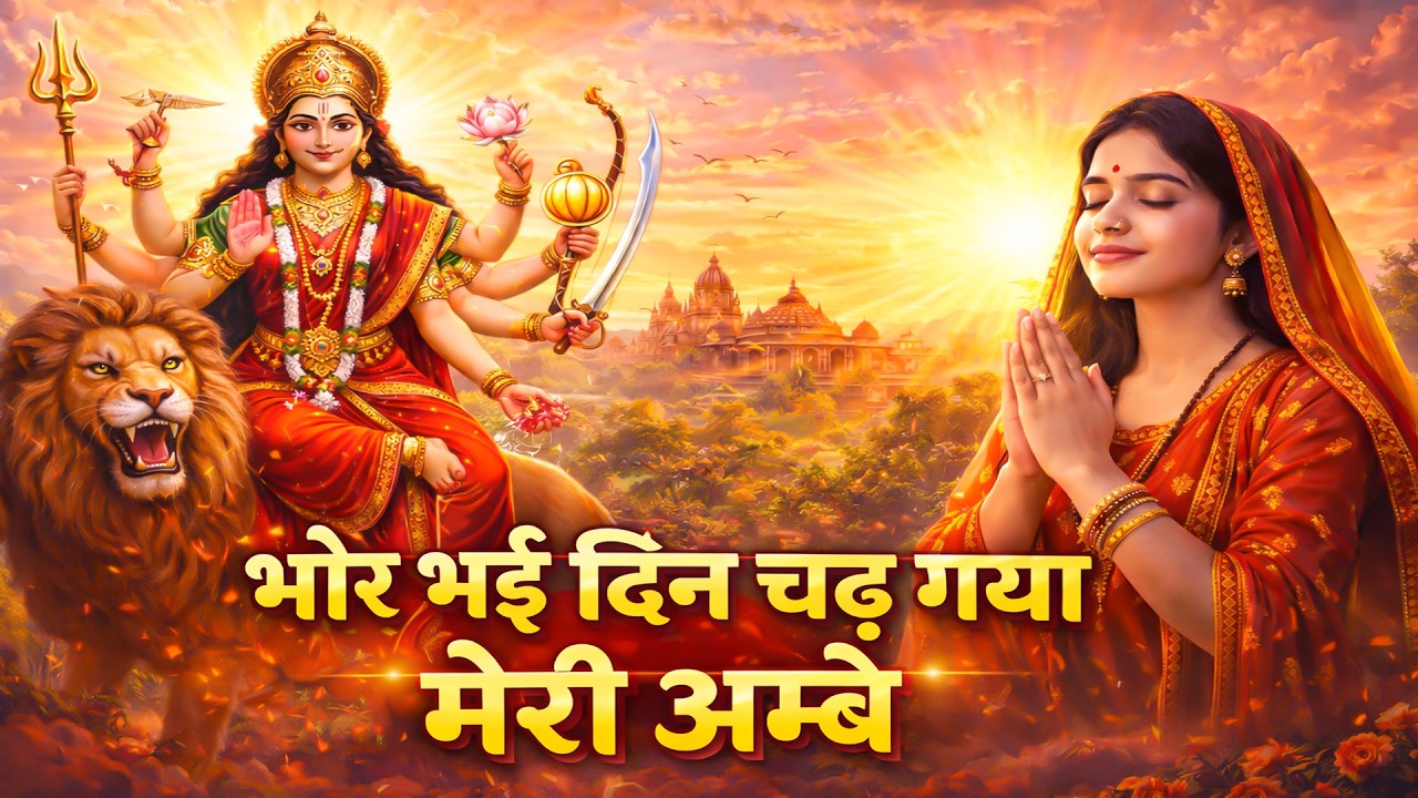 Bhor Bhai Din Chad Gaya Meri Ambe | भोर भई दिन चढ़ गया मेरी अम्बे | Ambe maa Ke Bhajan #bhajan