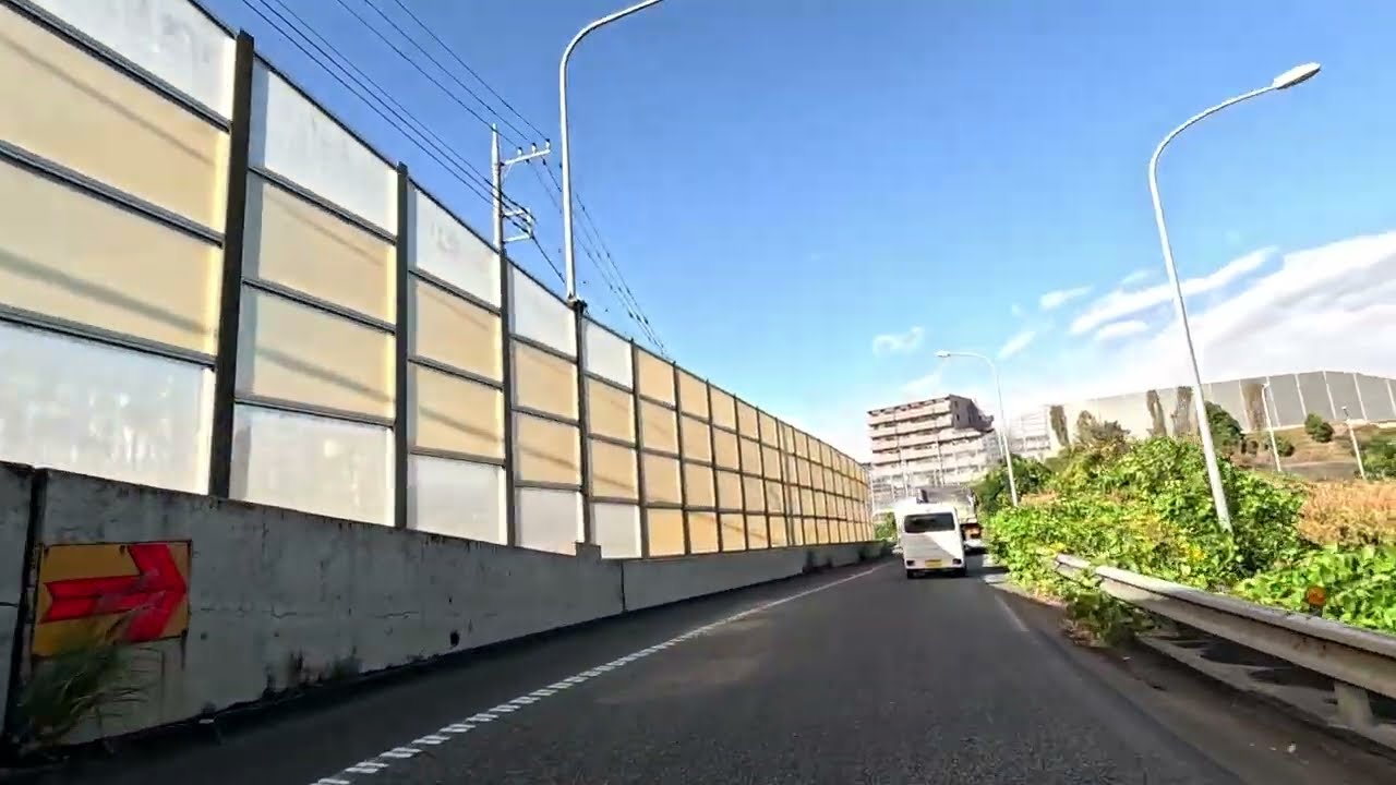 保土ヶ谷バイパス (上川井⇔新桜ヶ丘IC)　Driving on Hodogaya Bypass