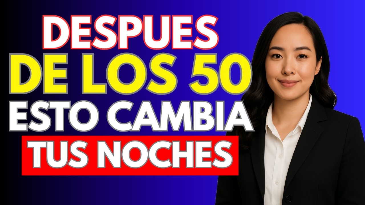 Hombres mayores de 50: Una vitamina nocturna para potencia, vigor y sueño profundo | Dra. Emma Blake