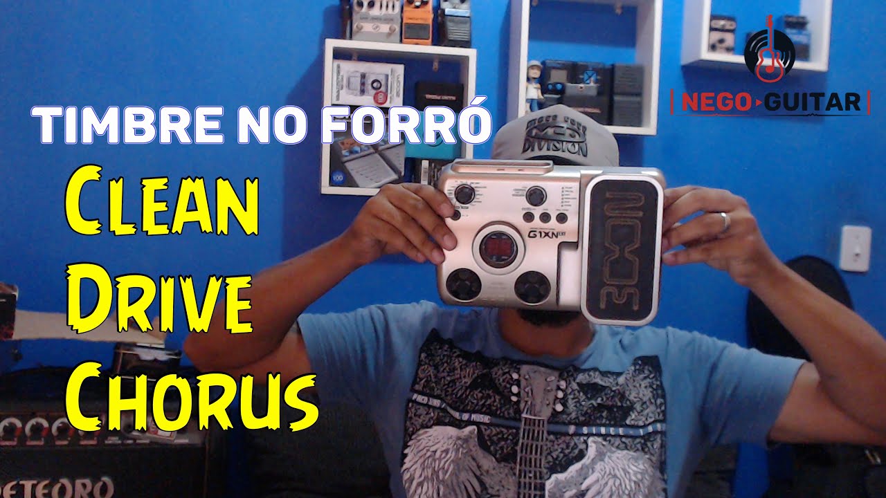 Zoom G1Xnext\\G1next||Timbre Clean, Chorus e Drive!
