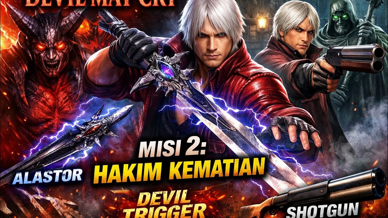 Pedang Petir Legendaris! Alastor Akhirnya Didapat | Devil May Cry 1 Misi 2 - Hakim Kematian!!