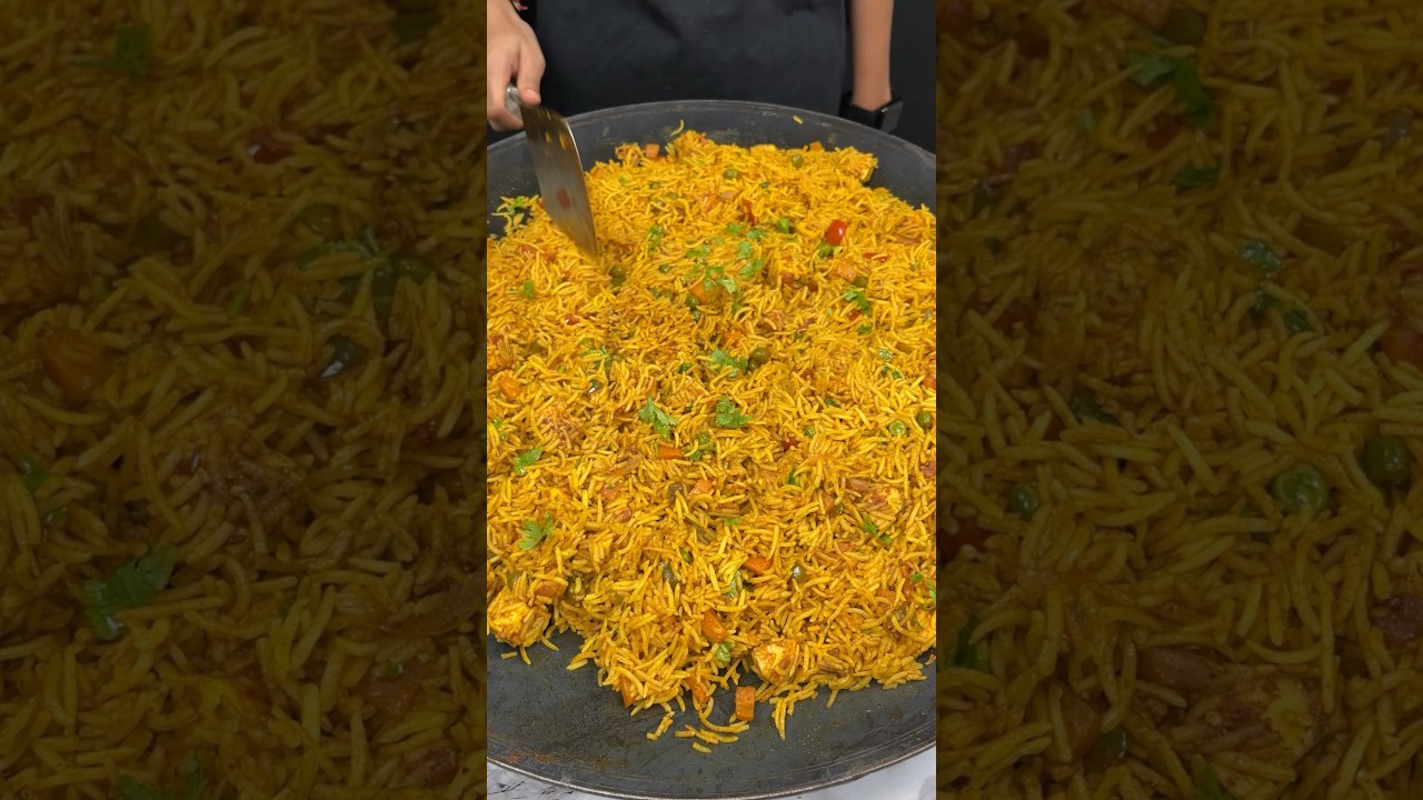 Veg Tawa Pulao ASMR Cooking || #ad #asmr #indianasmrworld #food #cooking #streetfood #tawapulao