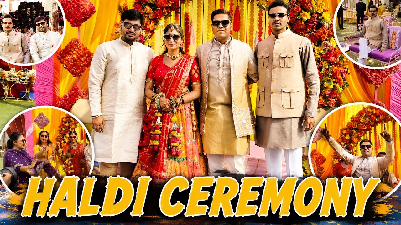 Haldi Vlog 😍 | Vedant Yadav 