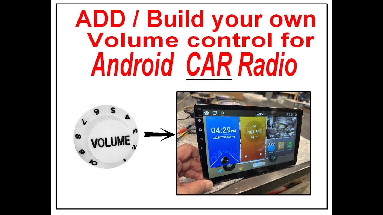 Android volume control knob