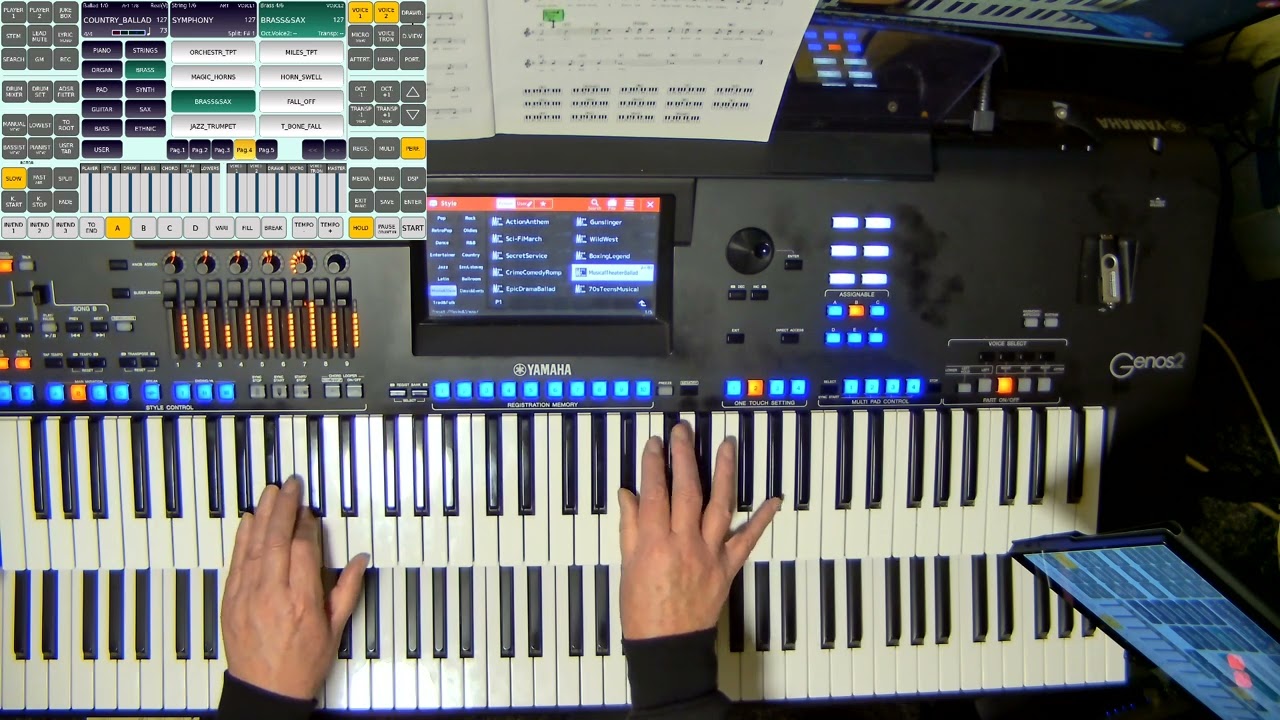 TOMORROW YAMAHA GENOS 2 AND KETRON EVM