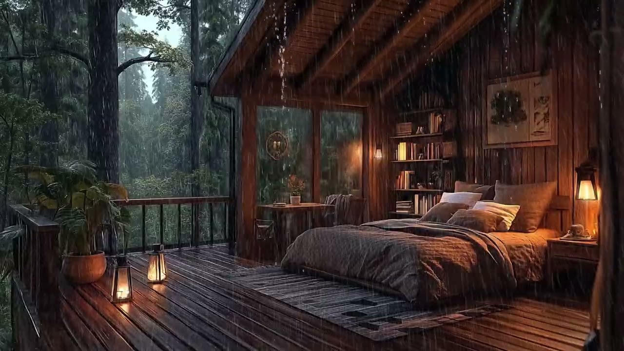 Soothing Forest Rain Sounds | Sleep Deeply & Calm Your Mind
